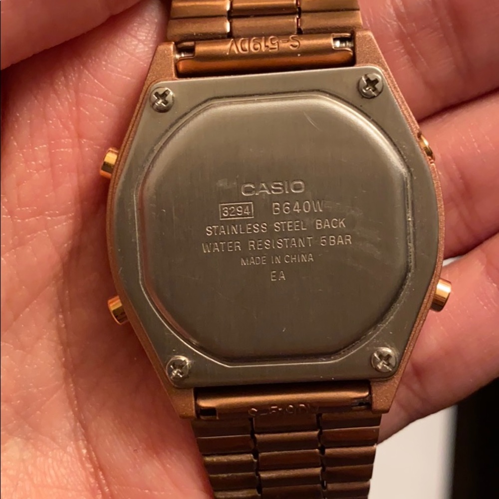 CASIO Rose Gold Watch - Picture 2 of 2